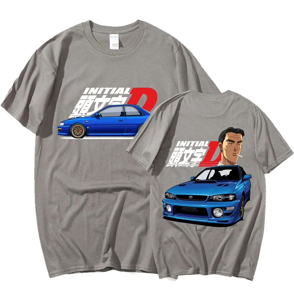 Anime Drift AE86 Initial D T-shirt Takumi Fujiwara R34 Skyline JDM Racing Car T Shirts Men Summer Casual Short Sleeve T Shirt