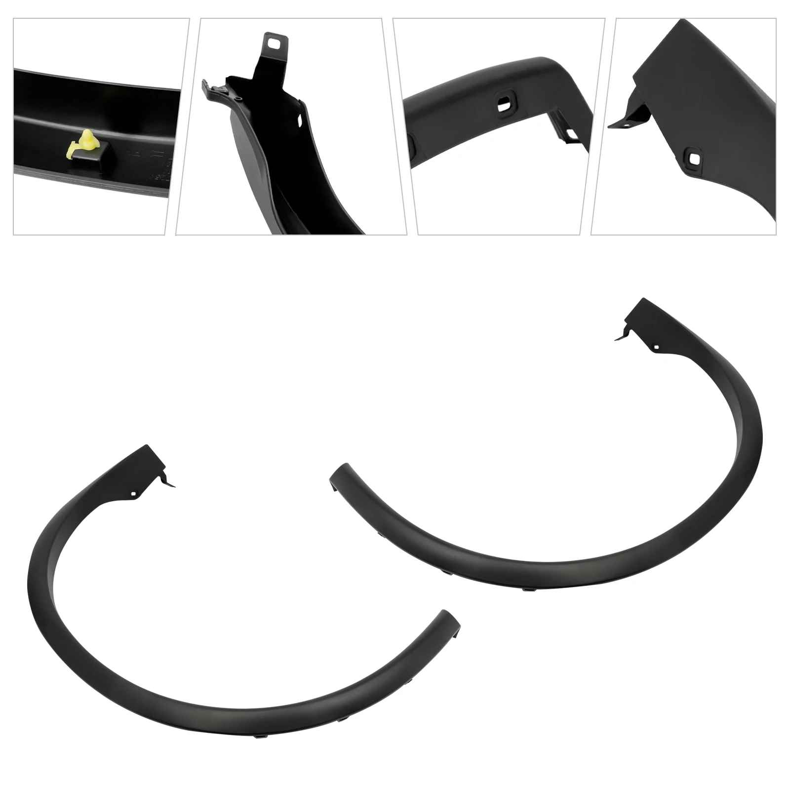 

Пара задних текстурированных черных накладок на крылья для Nissan Murano 2015 2021, чехлы на колесные арки, аксессуары для внешнего стайлинга автомобилей