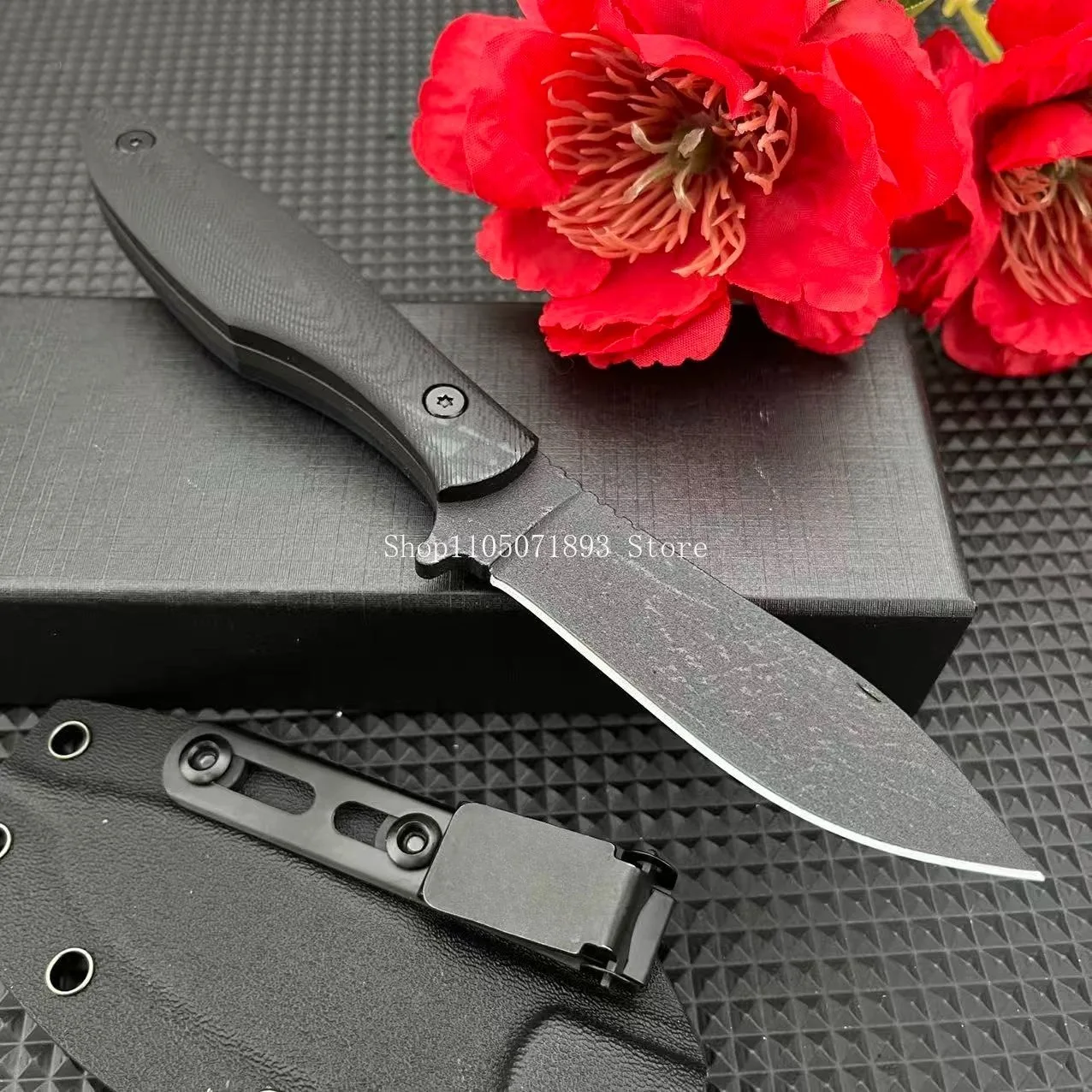 

Нож для приключений в горах, нож для выживания в джунглях, универсальный нож с фиксированным клинком для активного отдыха, рукоять G10, инструмент для кемпинга, спасения и повседневного ношения (EDC)