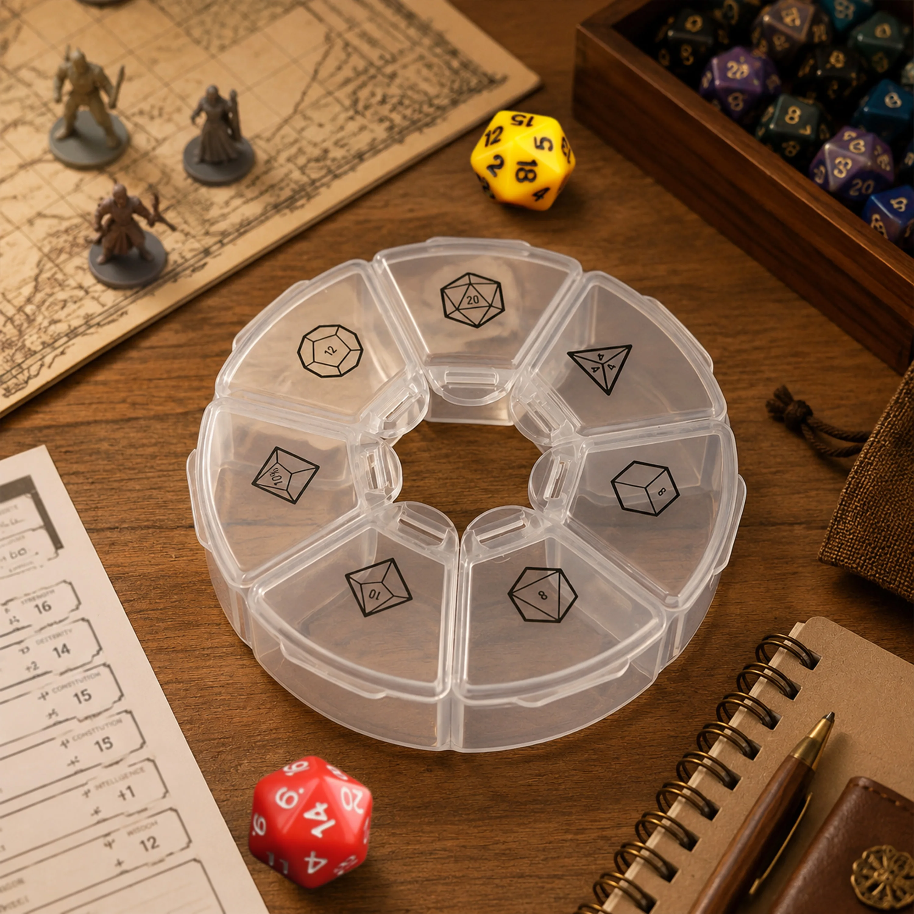 Scatola porta dadi per giochi  - Dice Set Polyhedral recensione e prezzo