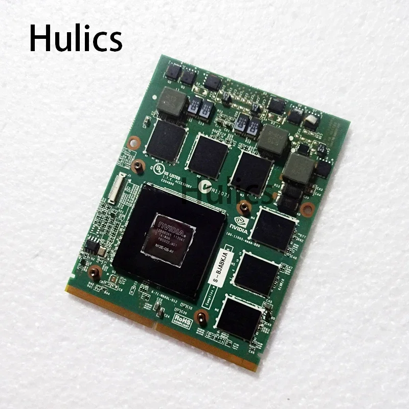 

Используемая видеокарта Hulics GTX560M GTX 560M с X-образным кронштейном для DELL M17X M18X MSI 16F1 16F2 N12E-GS-A1, графический дисплей