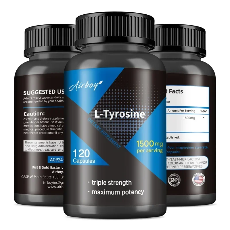 

L-Tyrosine - Supports Natural Energy Production, Sports Nutrition, Supports Memory and Concentration