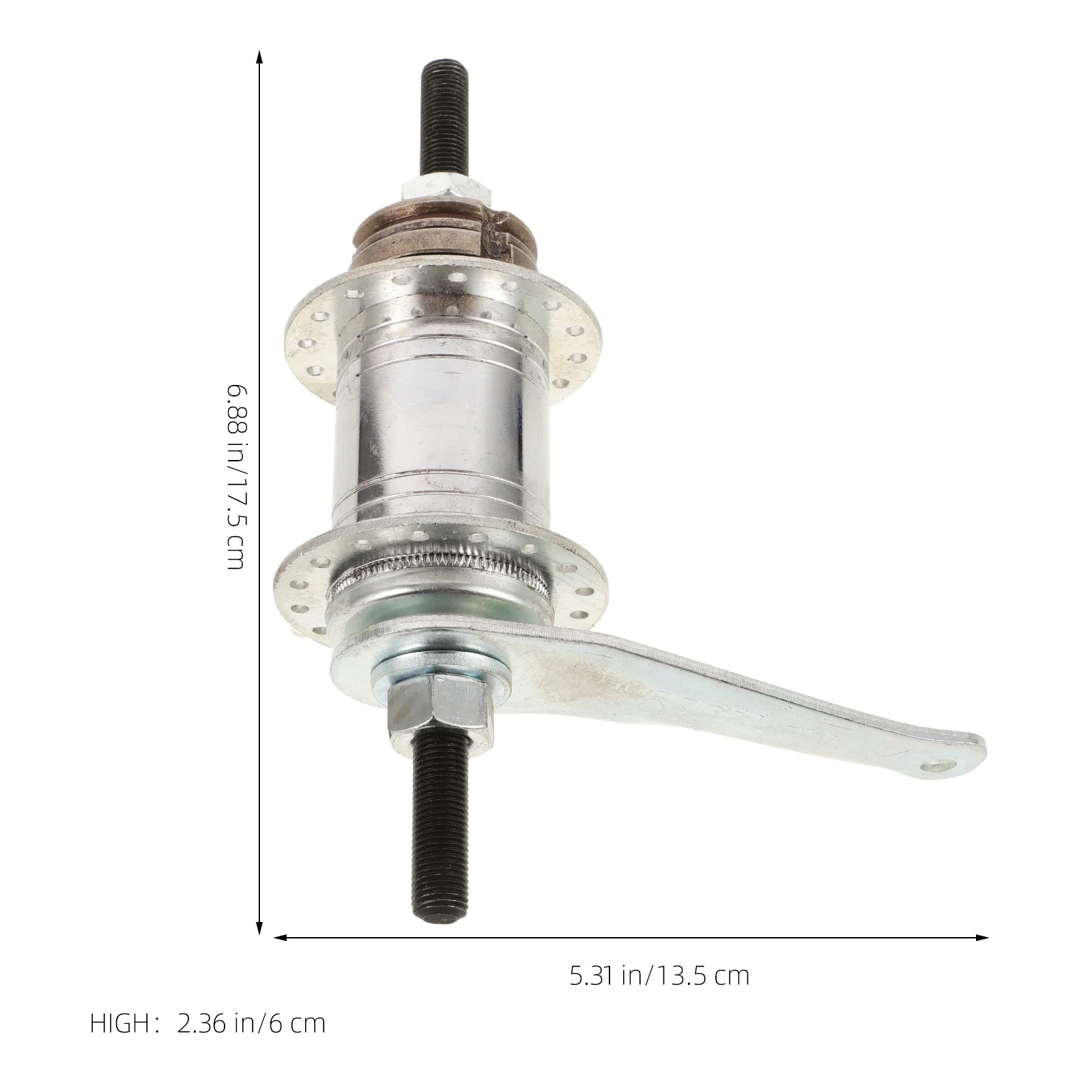 1 set Bicycle Rear Brake Hub 32H Black For Fixed Gear Bike Replacement Lightweight Durable Reverse Braking System