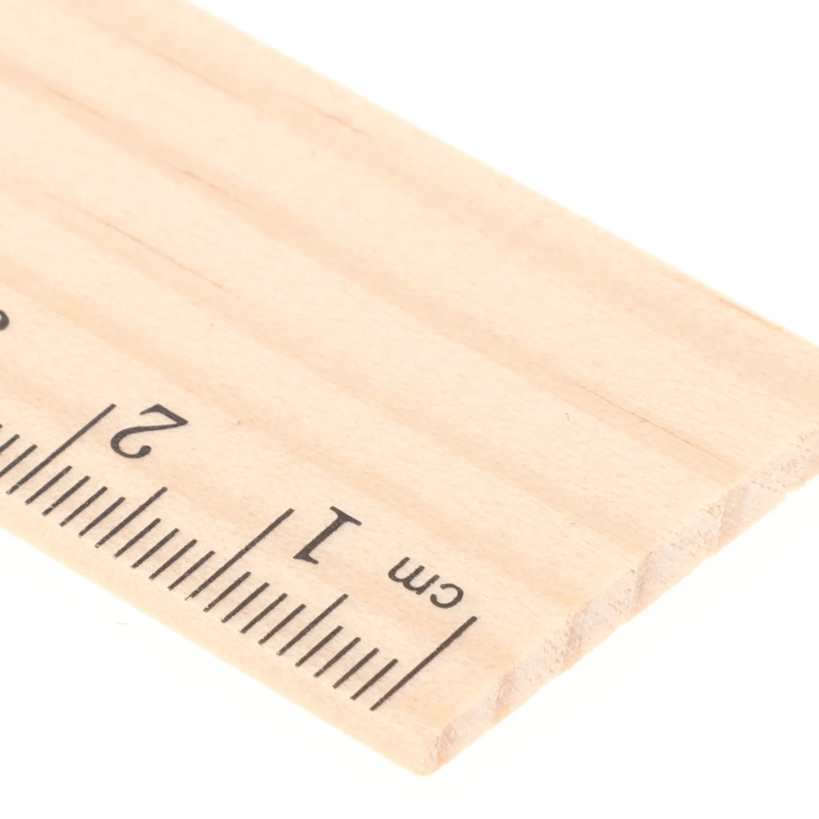 Wooden Ruler Straight Rulers Aesthetic Drawing Woodworking Metric for Office Measuring