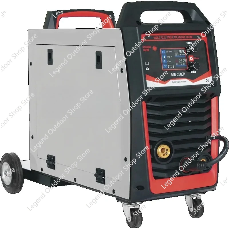 250DP 220V Single Phase Digital Signal Control Synergic Double Pulse Welding Mig MIG/TIG/MMA Multifunction Welder