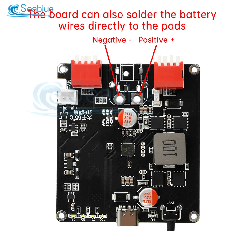 IP2366 PD3.1 140W Bidirectional Fast Charging Module 2S 3S 4S 5S 6S Lithium Battery Charging Liion Lifepo4 BMS Charger USB TO DC