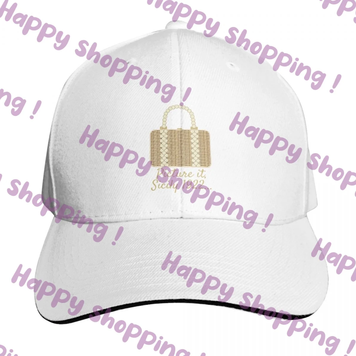 Плетеный кошелек Софии на заказ для мужчин, бейсболка, шляпа