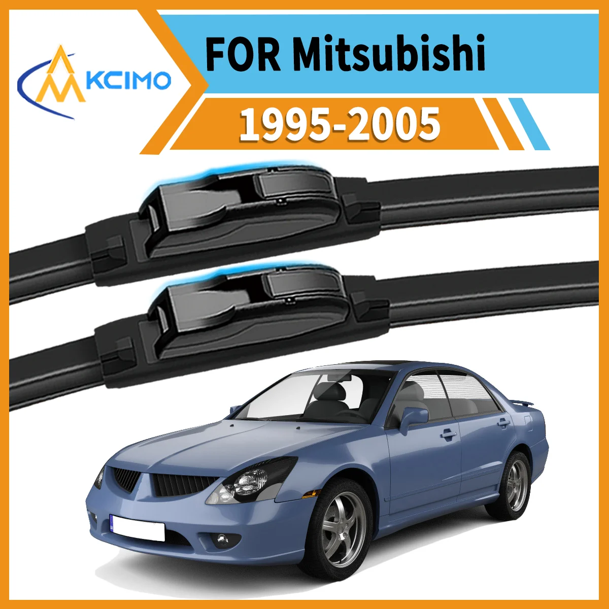 

Maximize Safety & Visibility 2 Front Wiper Blades for Mitsubishi Diamante 1995–2005 All-Weather Performance Easy Install