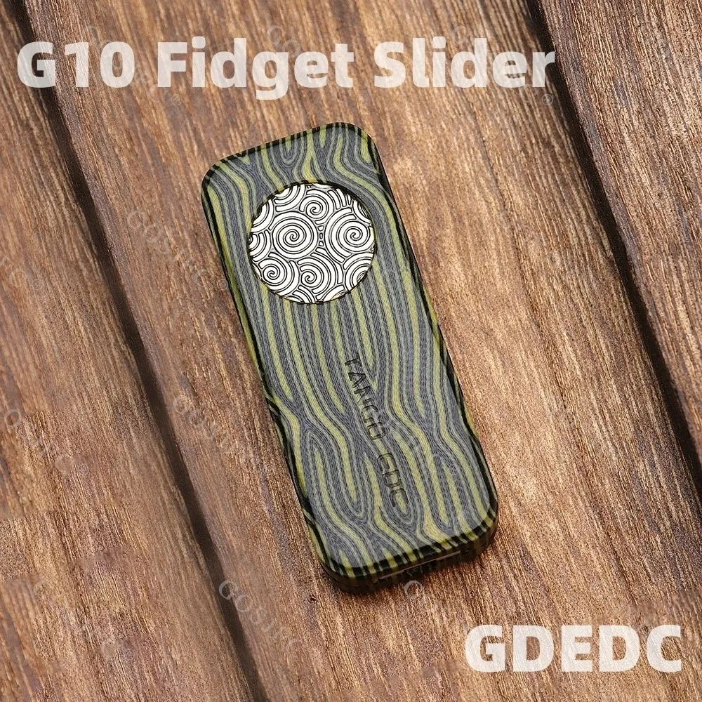 

GDEDC G10 Sugar Fidget Slider Anti Stress Toy Metal Fidget Spinner Push Slider