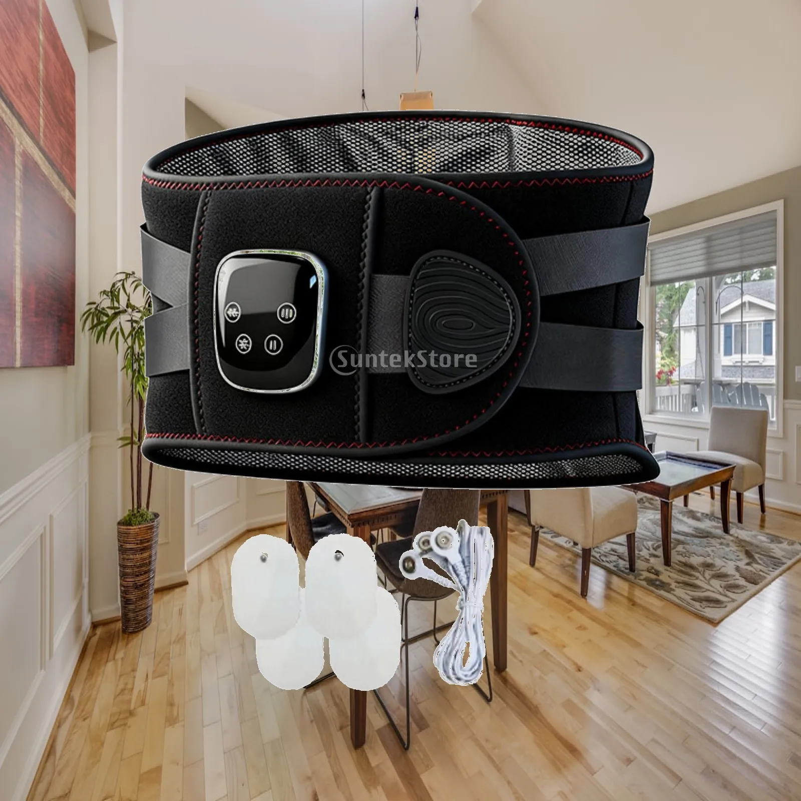 massage-belt-adjustable-touchscreen-control-heated-5-heat-levels-wearable-comfort-portable-multi-function-waist-massage-machine