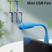 Flexible Portable Mini USB Fan for Power Bank Notebook Computer Summer Travel Cooling Gadget Mobile Phone USB Gadgets Fans