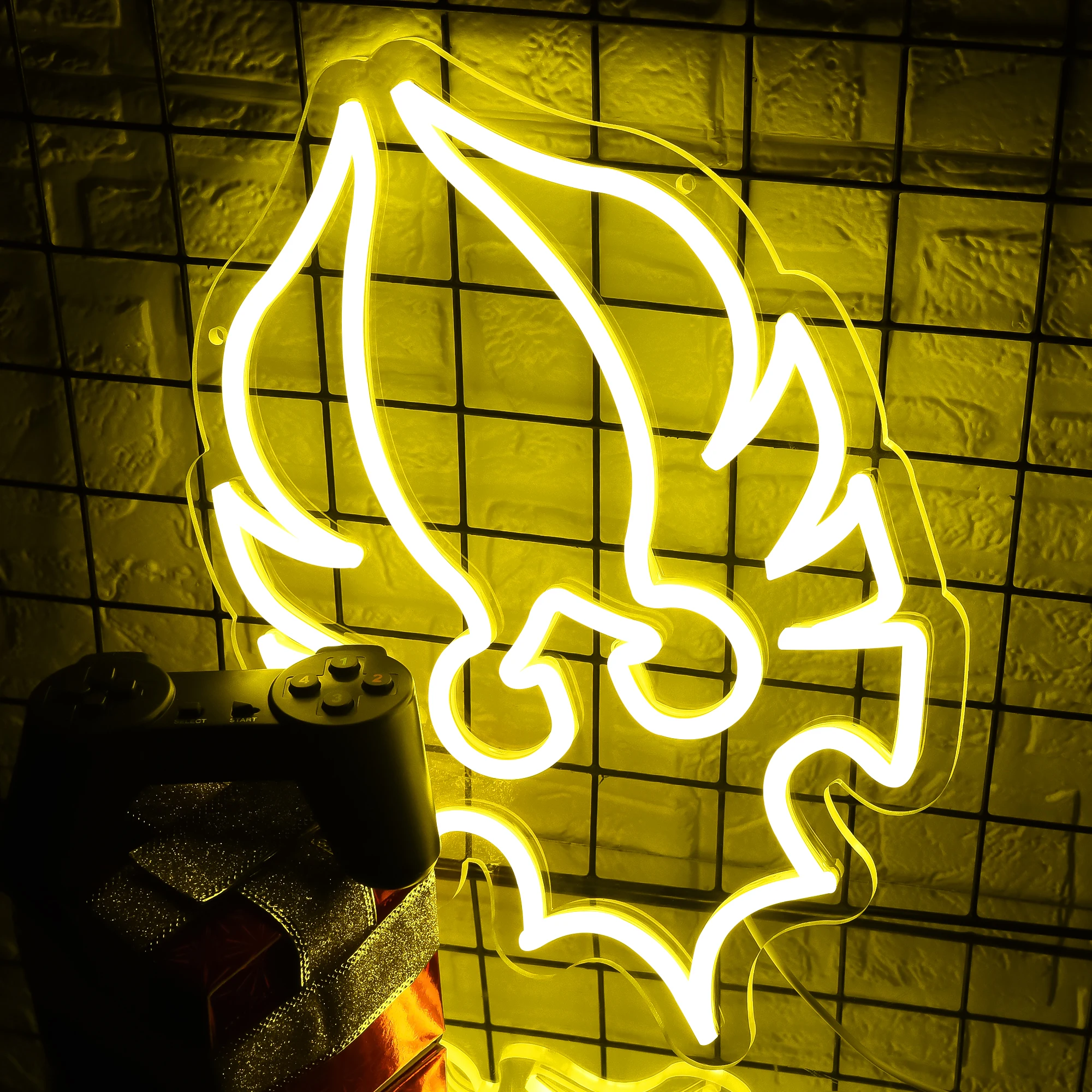 World Warcraf Neon Sign for Wall Decor World Neon Game Signs for Game Room Man Cave Bar Garage Unique Present for Christmas - view 2