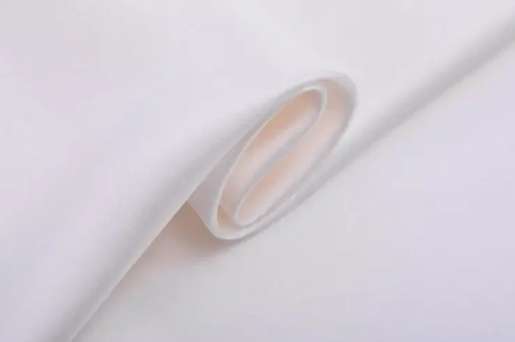 

Howmay 100% pure silk charmeuse satin fabric 30m/m 40m/m 114cm 140cm white especially heavy weight for dress or cheongsam