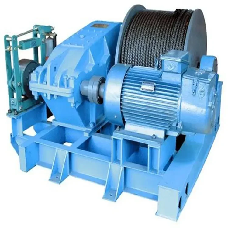 High Quality Engine Powered Forest Hot Sale Special Equipment 10Ton 20Ton Boat Fishing Trawler Wire Rope Winch