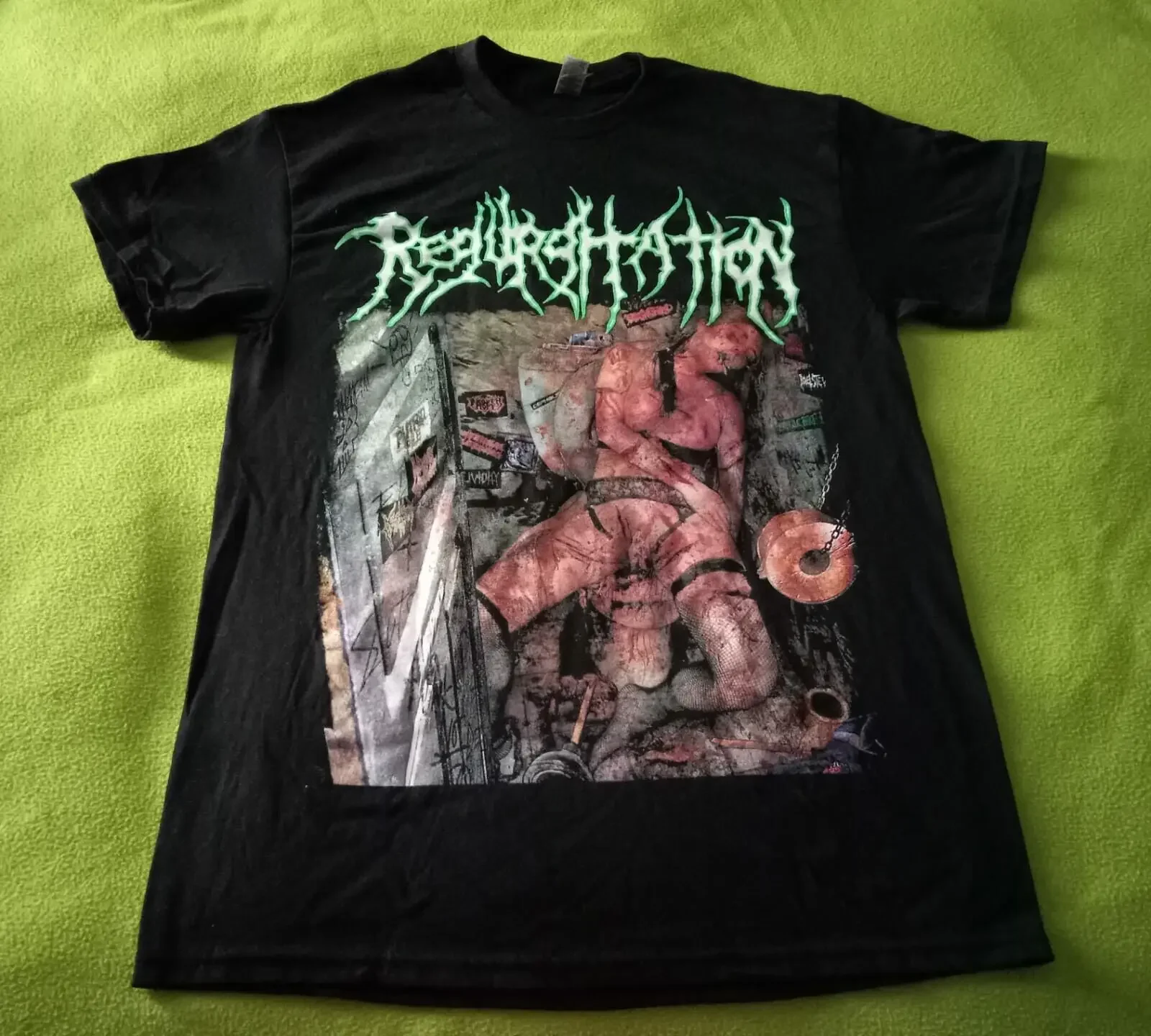 heavyweight Informal New Arrival vintage funny anime Hot Sale clothes Regurgitation Ltd Ed T Shirt Size Med Cryptopsy Mortician