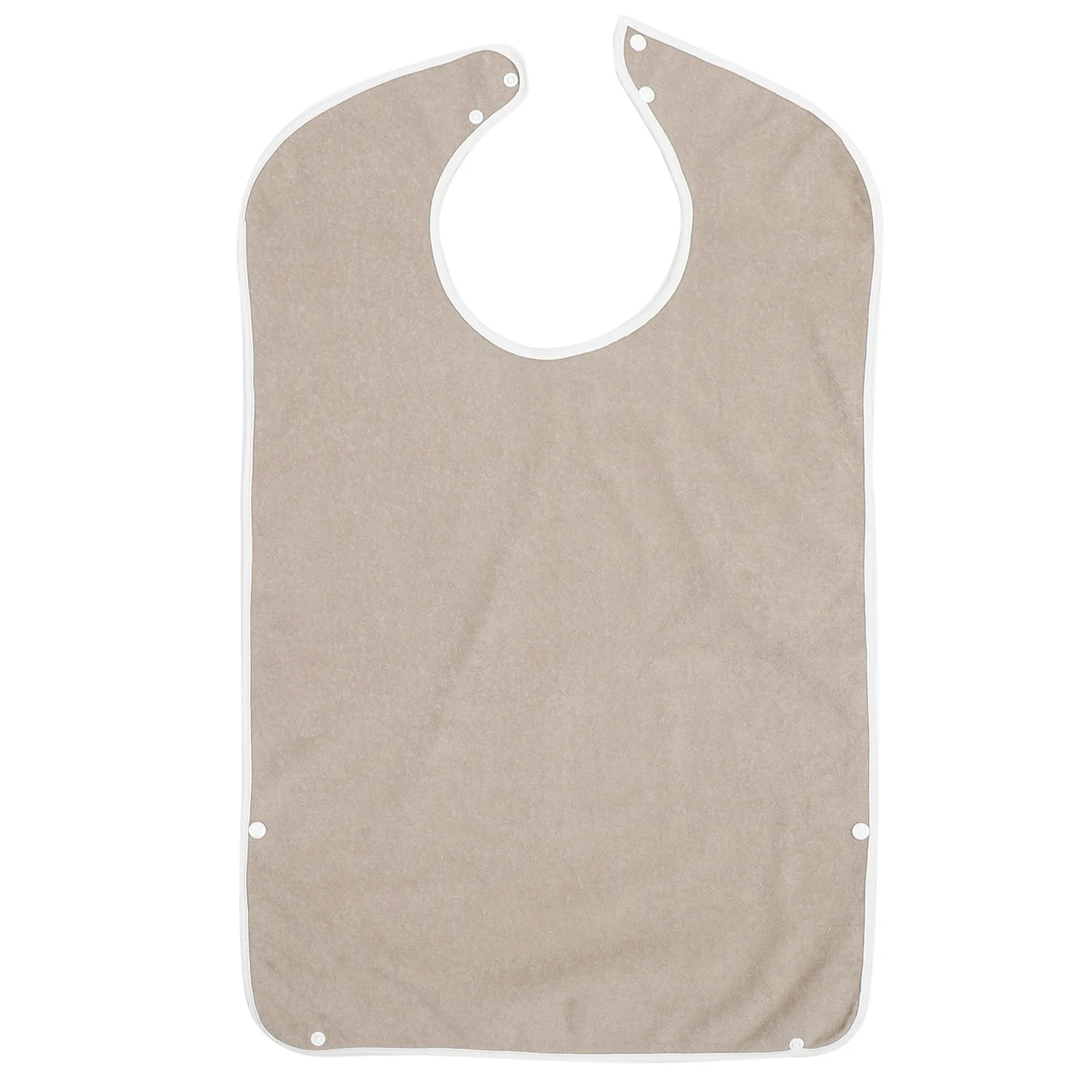 1Pcs Waterproof Adult Bib Durable Washable Feeding Apron Reusable Cloth Protector Easy Clean Bib for Elderly Eating Apron