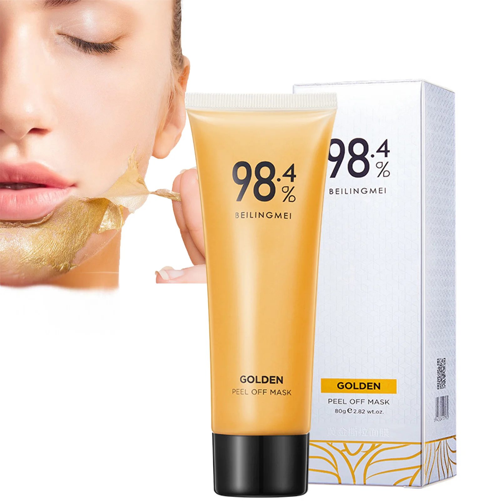 

24K Gold Tearing Mask Deep Gentle Hydrating Exfoliating Remove Blackhead Mask for Dry & Oily Facial Skin Care