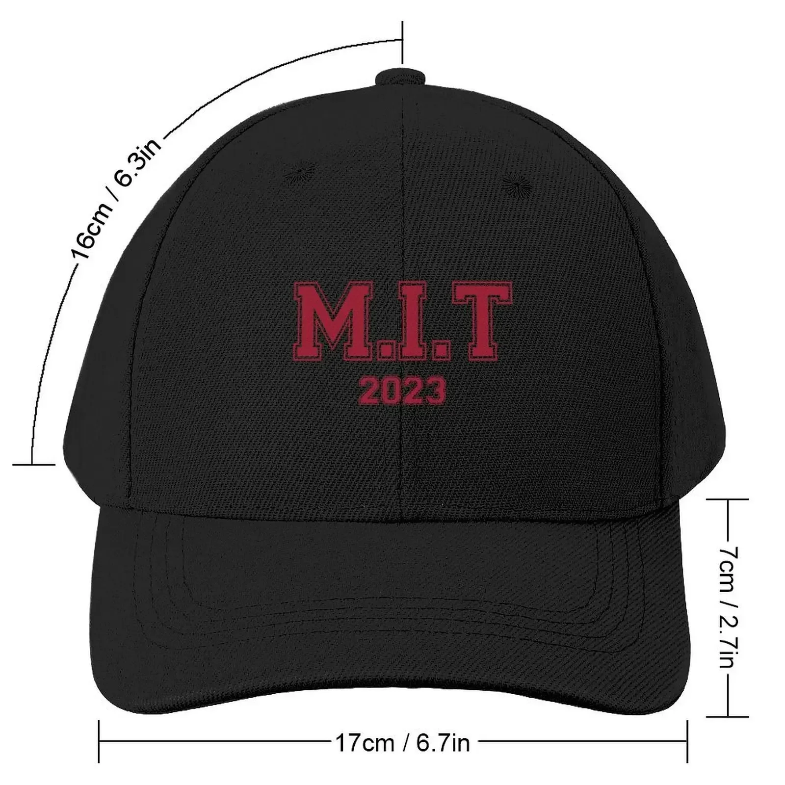 MIT (Massachusetts Institute of Technology) 2023 Design Baseball Cap Sunhat Sports Cap Horse Hat Women Beach Fashion Men's