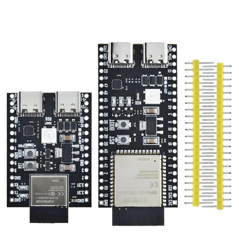 ESP32/ ESP32-S3/ESP32-C3 Dual Type-C Development Board ESP32-C3-DevKitM-1 ESP32-C3-MINI-1 ESP32-S3-DevKitC-1 N16R8