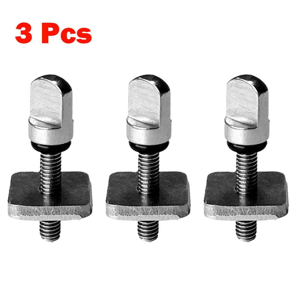 

3/4/6pcs Stainless Steel Fin Screws No Tool Surfboard Fin Screws Paddle Board Fin Replacement For Paddleboard Longboard Surfing