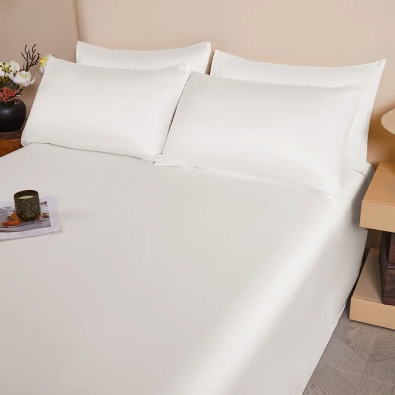 100% Bamboo Fiber Pillowcases Cooling Anti-bacterial Solid White Hotel Home Summer Envelope Style Pillow Covers 48*74cm*2pcs