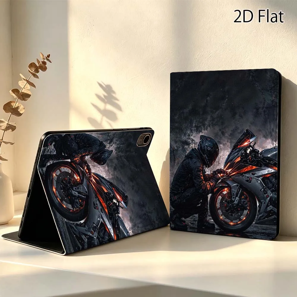 Biker Fixing Motorcycle Light Popular For Huawei MediaPad MatePad Pro Air 10.8 T5 T10S M3 M6 M5 C5e SE 11 11.5 Inch Tablet Case