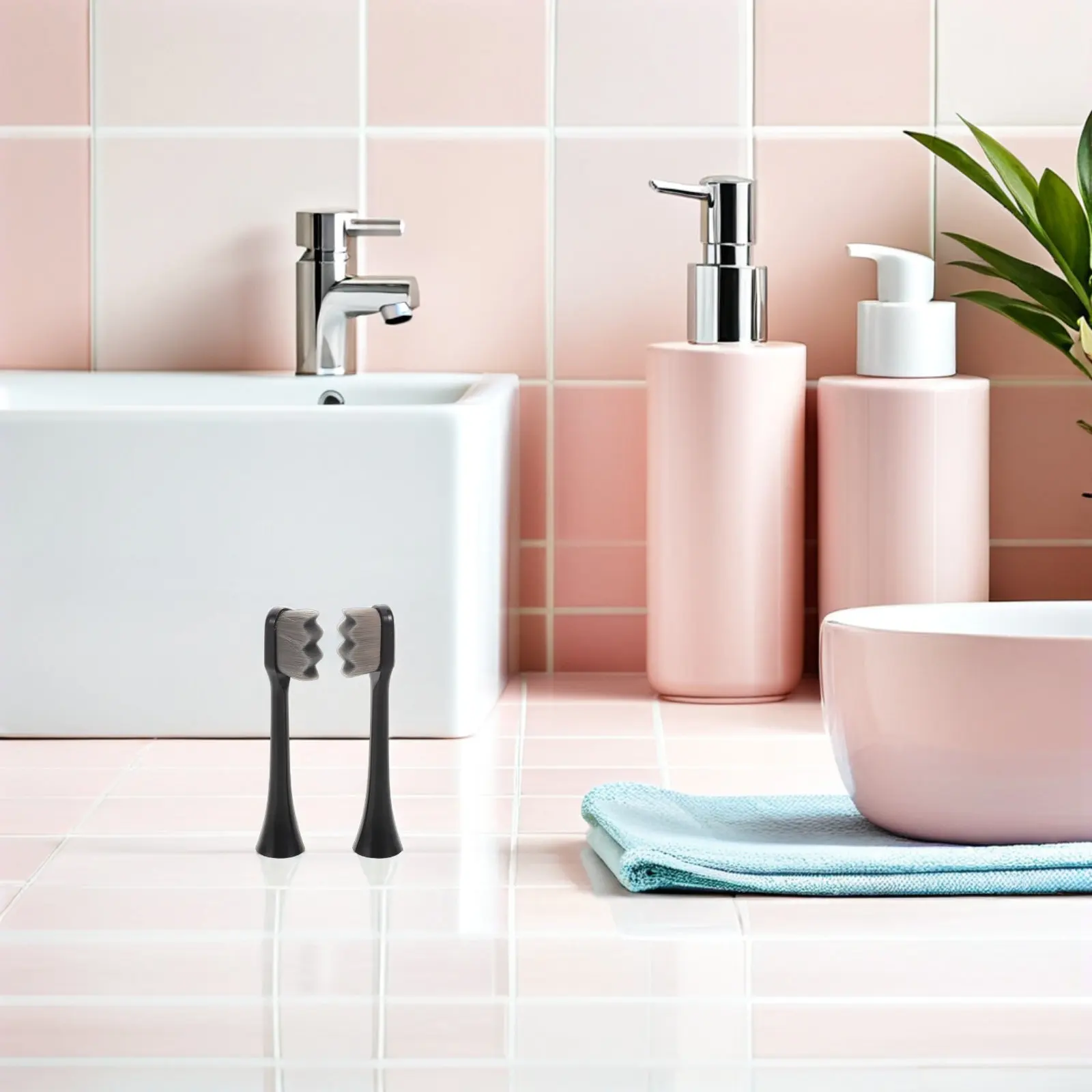 

Набор из 4 ультрамягких сменных насадок для электрической зубной щетки с мягкой щетиной для чувствительных десен, глубокой чистки зубов и гигиены полости рта