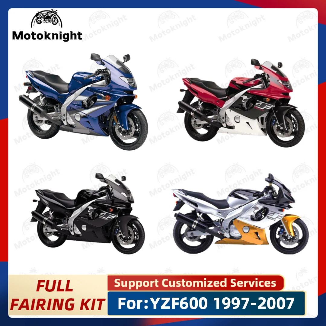 Bodywork fairings kit fit For YAMAHA YZF600R YZF 600R 600 R Thundercat 1997 - 2007 Fairing Body Kit 2006 2005 2004 2003 2002