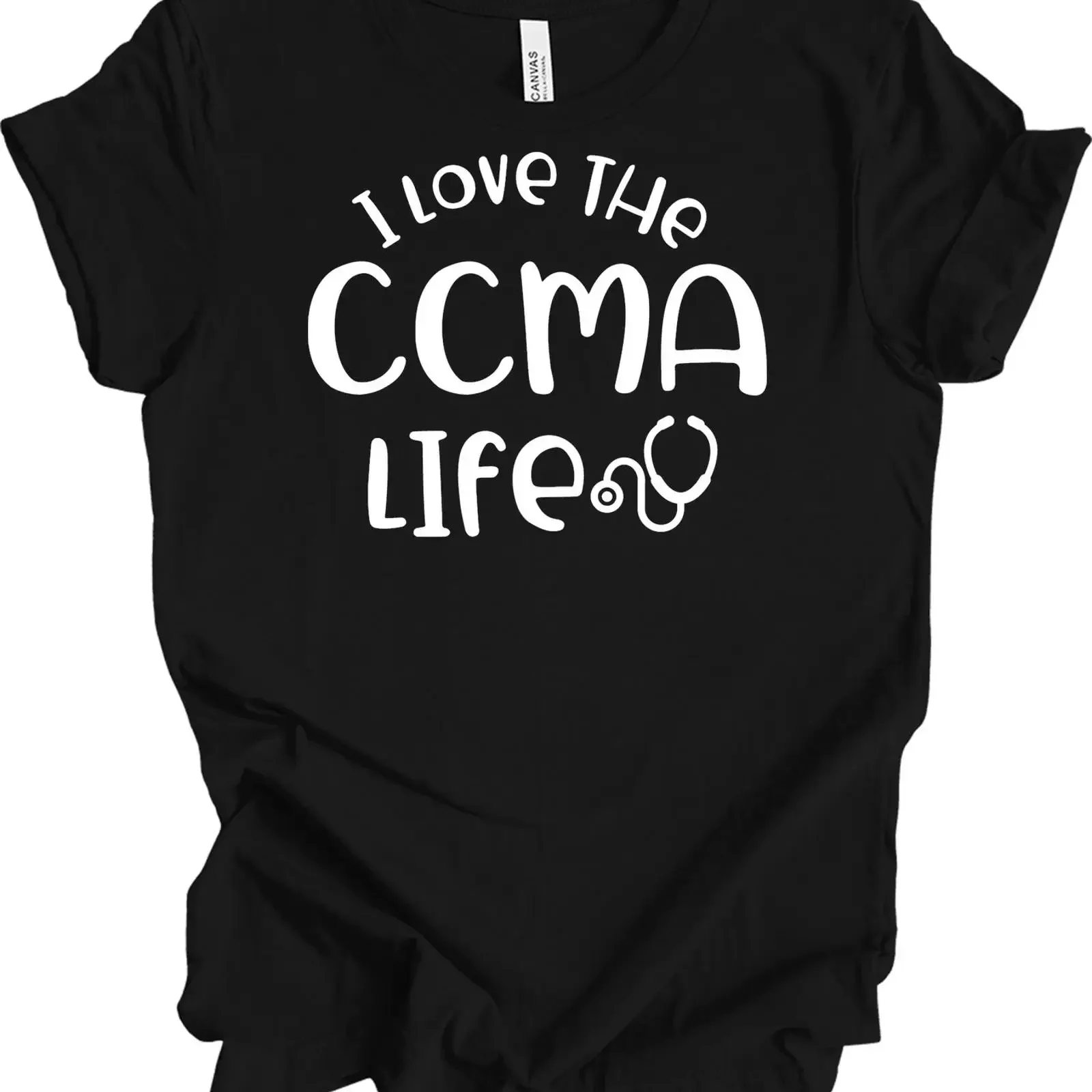 Футболка для медсестры-собачника CCMA, для Недели медицинского ассистента, сертифицированного клинического ассистента, винтажная, стильная, универсальная, с графическим принтом, мягкая.