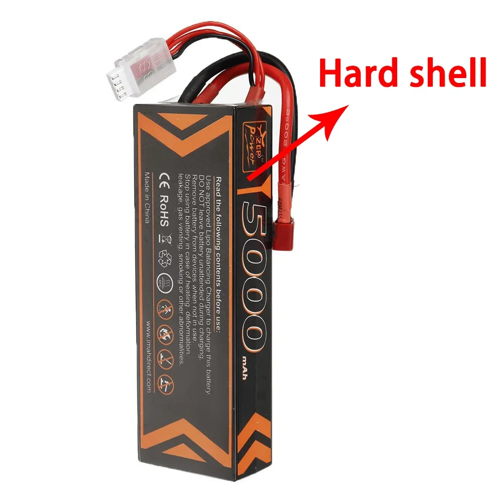 Lipo Battery 3S 45C 11.1V 5000mah T XT60 Plug Rechargeable Battery Packs For FPV Drone Cars Monster Truck Boat Helicopter RC Toy