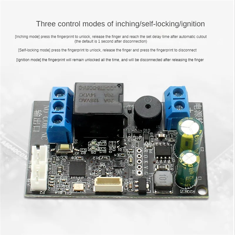 A55T Handy NFC Control Board Fingerprint IC Karte DIY Relais Modul 13,56 Mhz Access Control Karte Controller