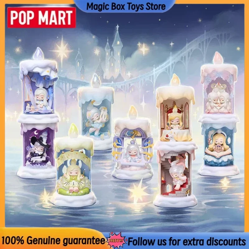 

Genuine POPMART Chaka Candle Wander Series Blind Box Collectible Figure Desktop Ornament Home Decor Art Toy Birthday Gift