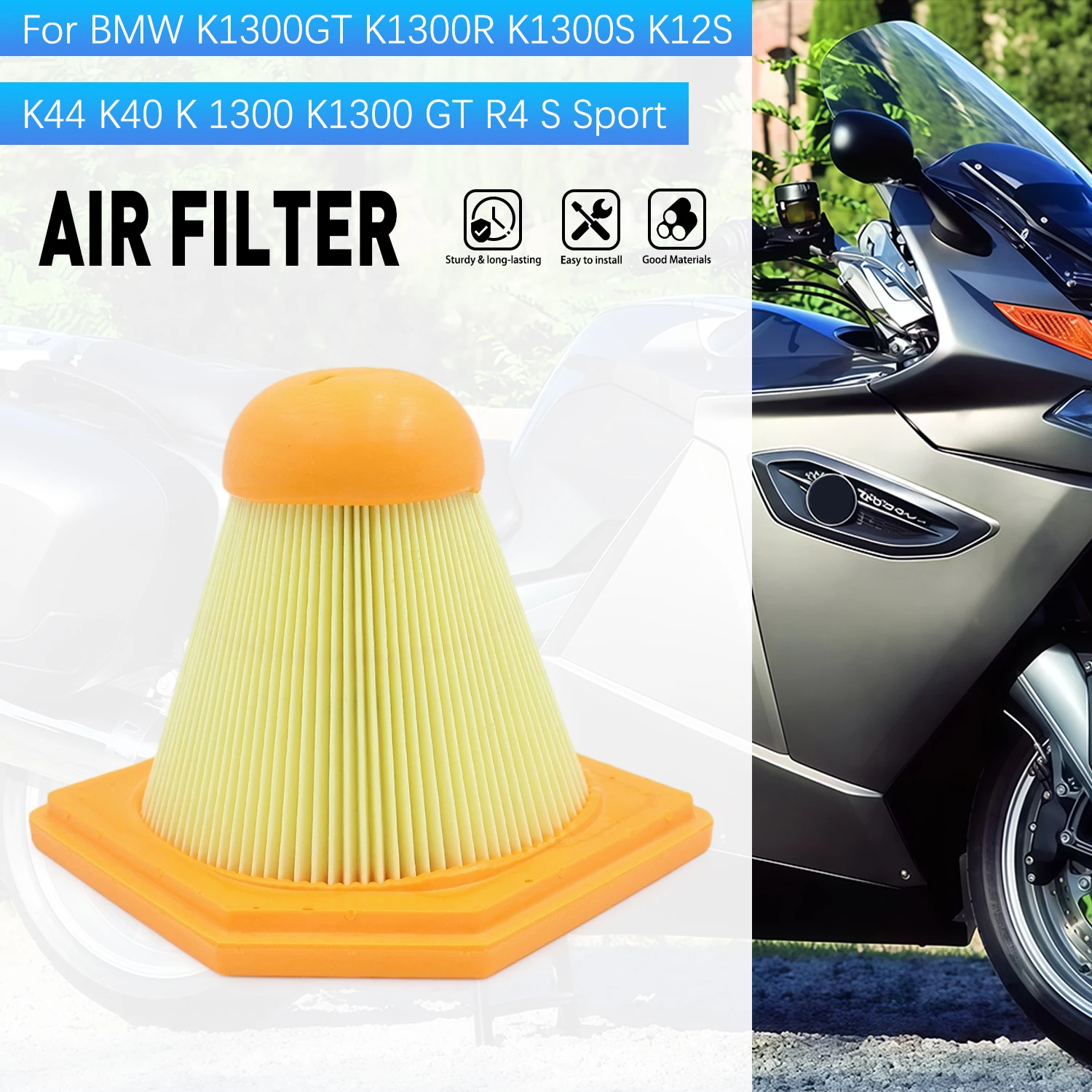 Air Filter Cleaner Element Intake Filter Parts For BMW K1300GT SE K1300R K1300S Sport K1300GT K12S/K44 Motorcycle Part