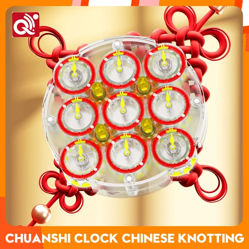 [CubeFun]QiYi ChuanShi Clock Chinese Knotting Magnetic Magic Speed Cube Puzzle Educational Profissional Gifts Kids Toys