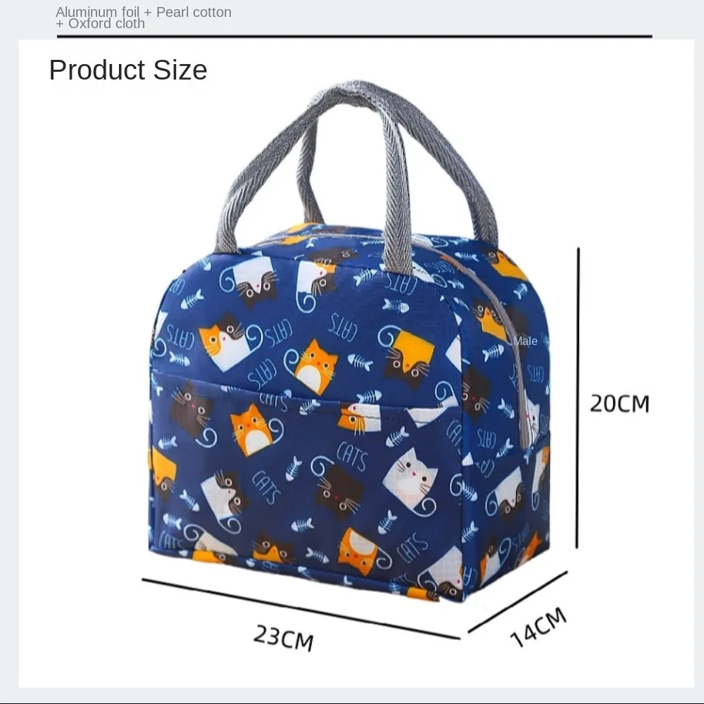 Cartoon Cartoon Lunch Box Bag New Portable Large Capacity Cooler Lunch Bag Thermal Lunch Bag