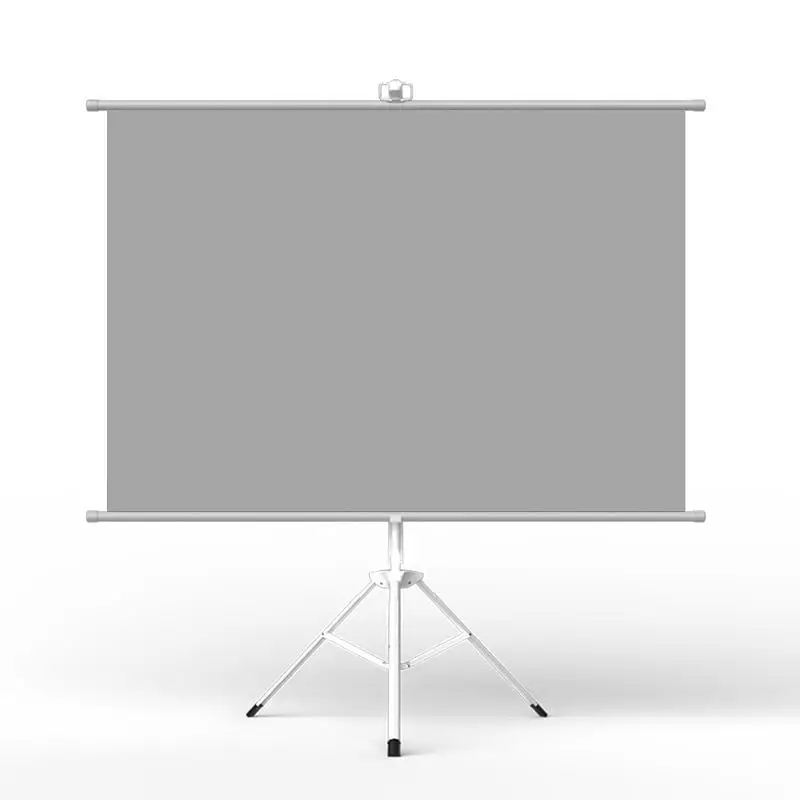 Eco‑Conscious High‑Grade ALR Retractable Tripod Projection Screen 92 Inch 16:9, Ideal for Home Theater Multi‑Scene Viewing