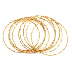 10Pcs 30/50MM Twisted Closed Rings Gold Plated Large Circle Jump Rings Connectors for DIY Earring Jewelry Making
