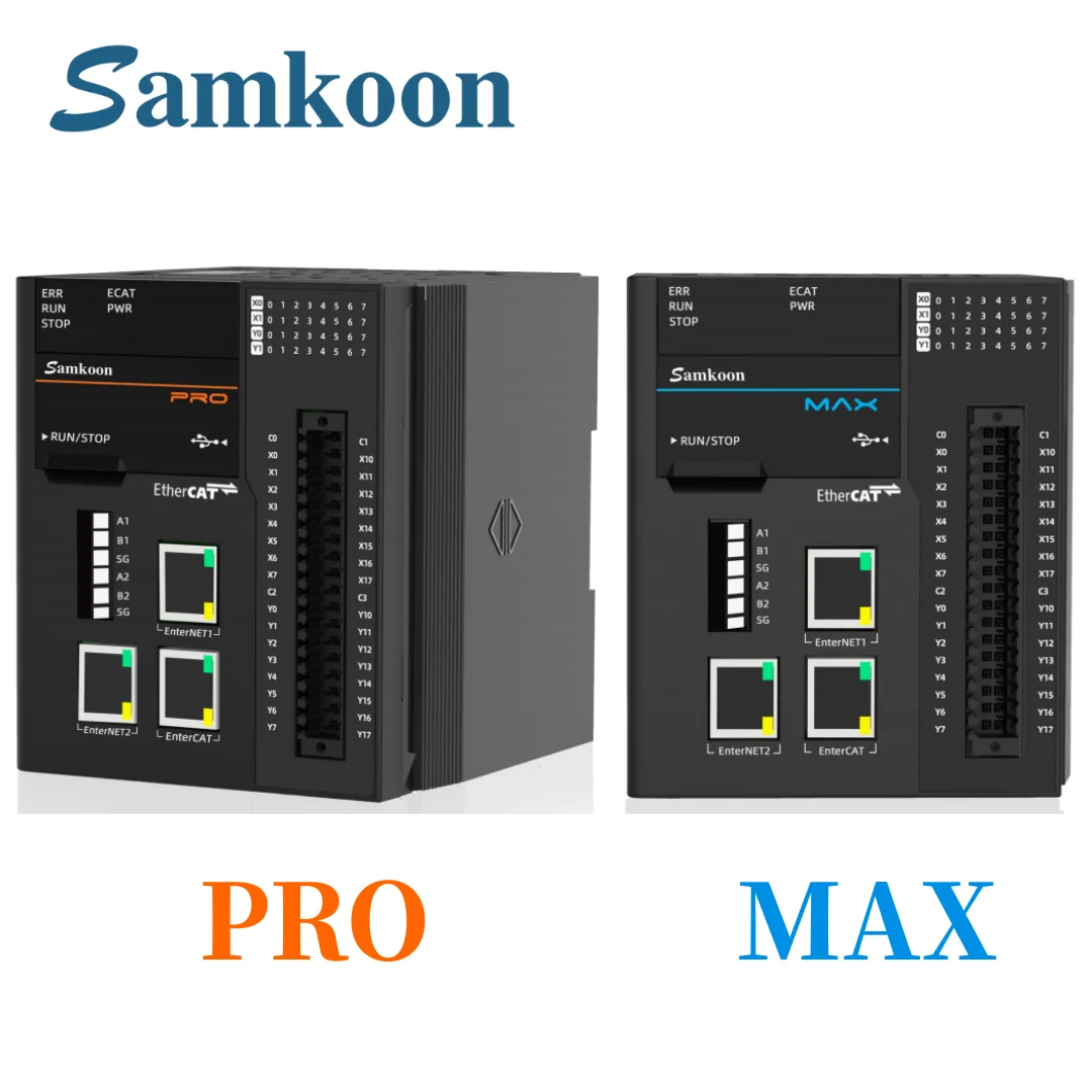 Samkoon MAX Series Bus-type PLC - High Performance Motion Control with G Code Programming & 3D Trajectory Simulation