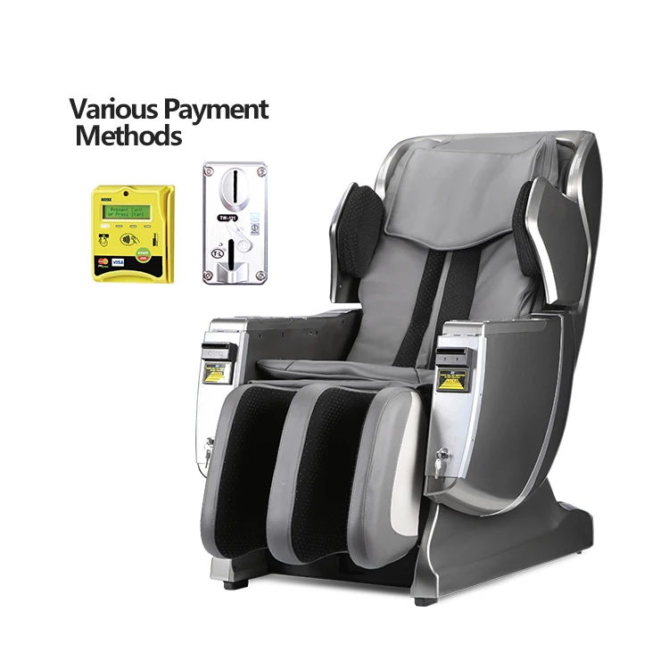 

Hot Selling HENGDE Brand SL-track Banknotes Coins Operated Built-in Money Box Public Commercial Business Vending Massage Chair