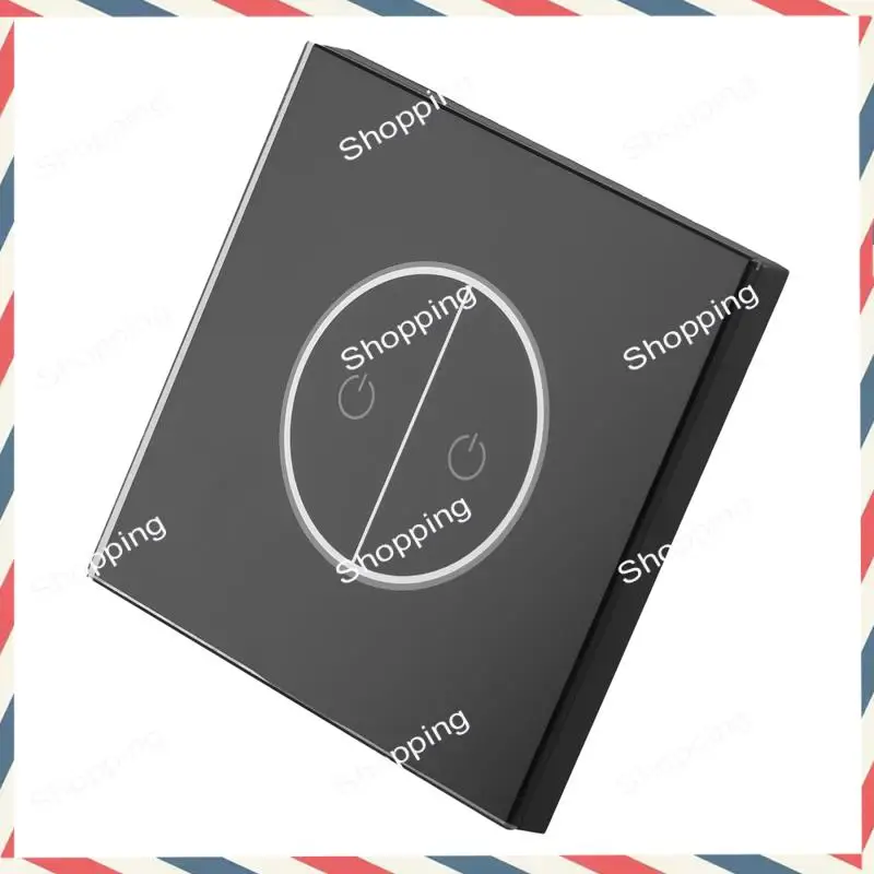 

M20K Tuya Wi-Fi умный переключатель с двумя открывающимися стеклянными панелями, универсальный сенсорный переключатель для европейских и национальных стандартов