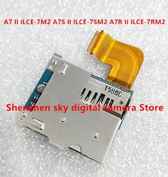 Repair Parts For Sony A7 II ILCE-7M2 A7S II ILCE-7SM2 A7R II ILCE-7RM2 SD Card Slot Board Card Reader A2071012A