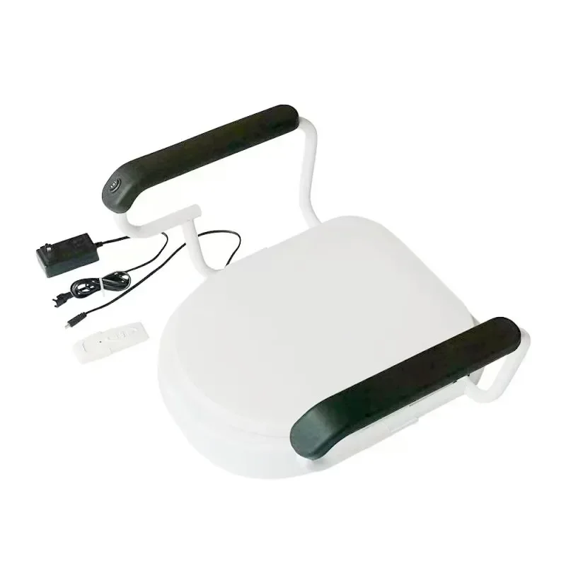 Automatic Toilet Lid Lifter for Seniors Disability Nurse Helper - Quality Lift Rinse Dry Functionality for Elderly Care