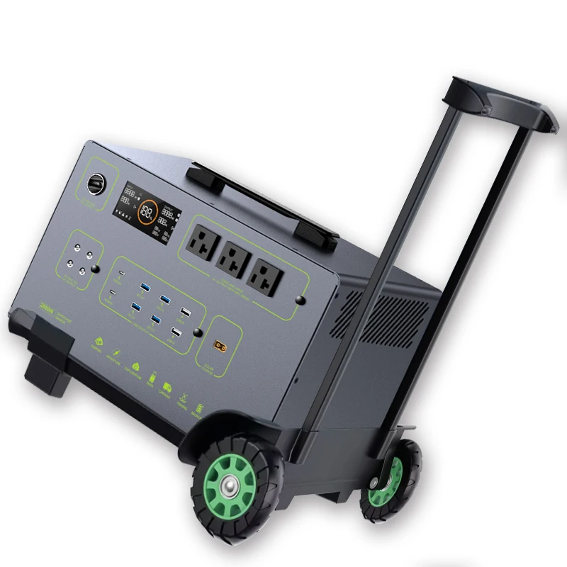 

【Hot】Outdoor Big Size High Capacity Affordable 1000w 2000W 3000W Lifepo4 Camping Generador Eléctrico Solar Portable Power Stati