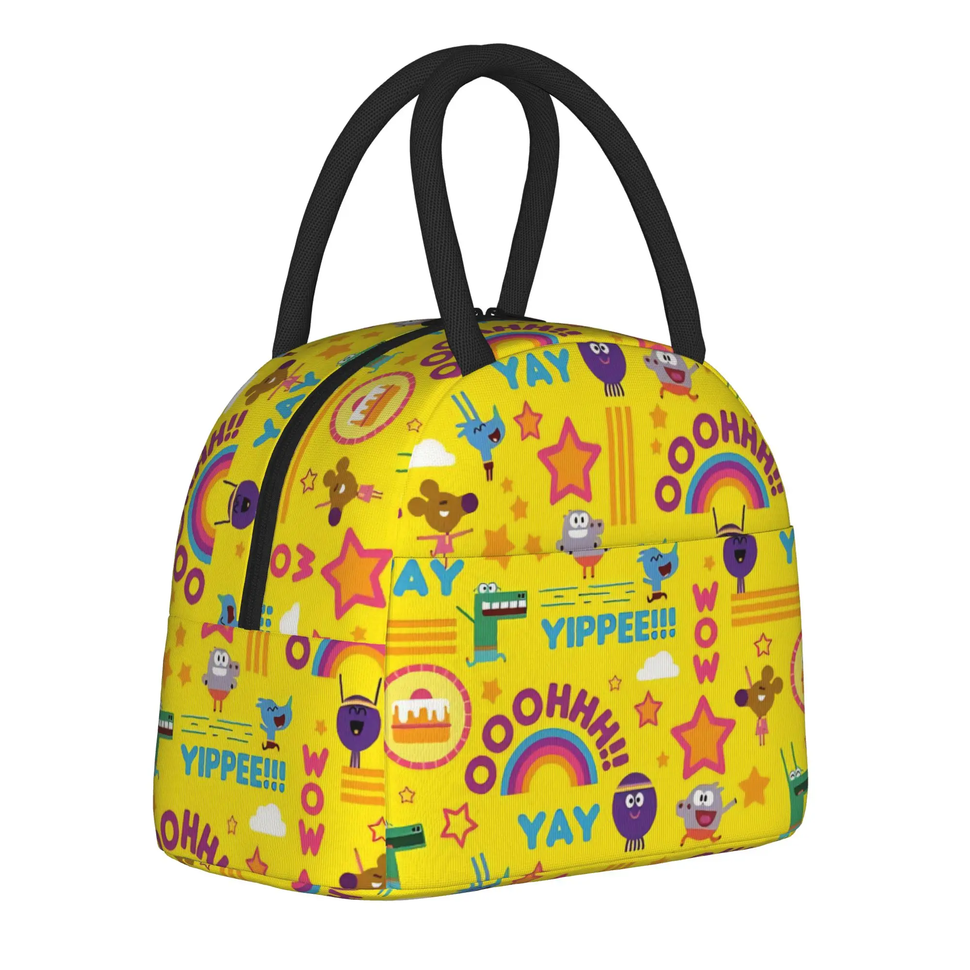 D-Dugges Dog Game Cartoon Insulated Lunch Bags Large Reusable Thermal Bag Tote Lunch Box Office  Picnic Food Handbags