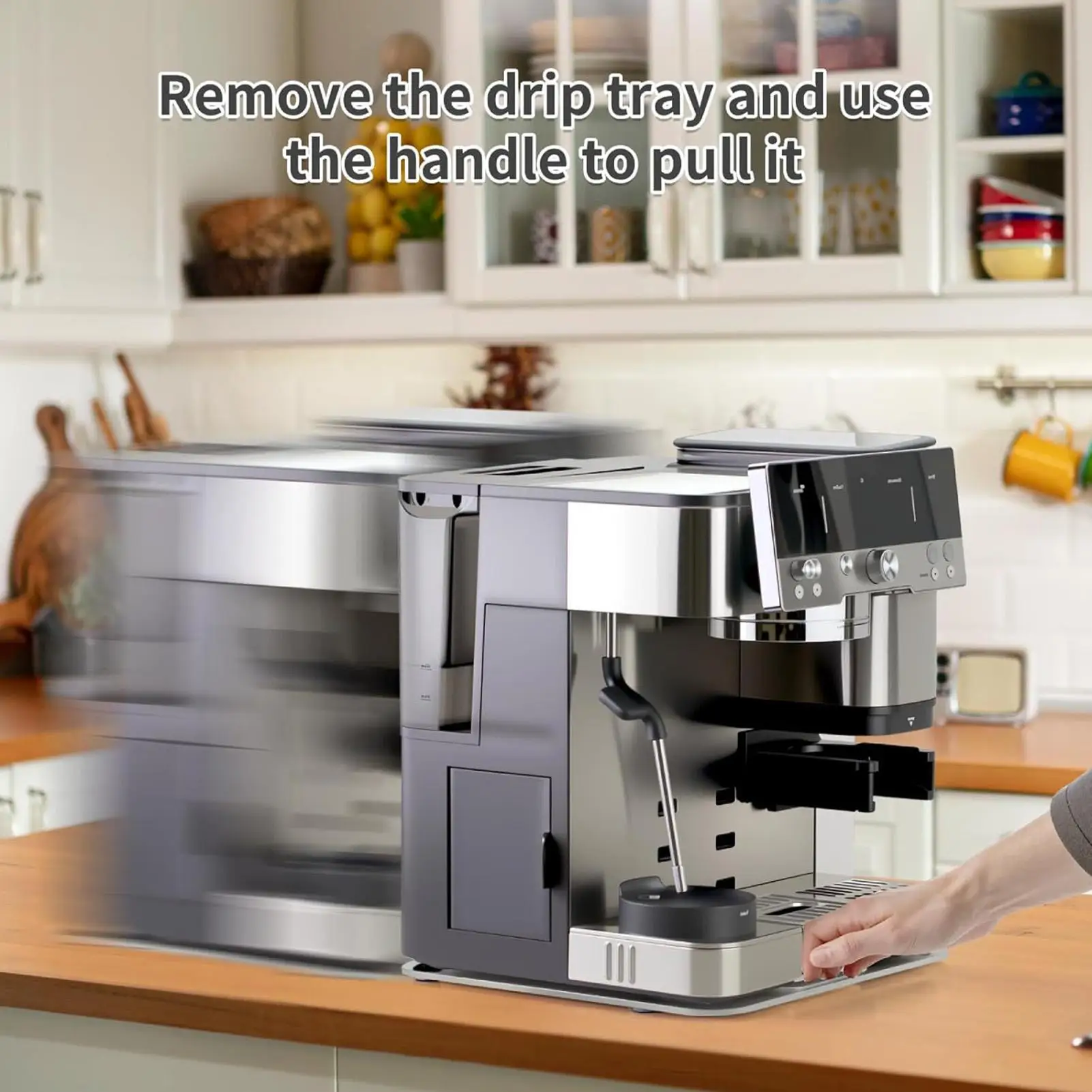 Appliance Slider Tray Silent Rolling Counter Protection Coffee Maker Slider Tray For Counter For Home Office Apartment Bar Under