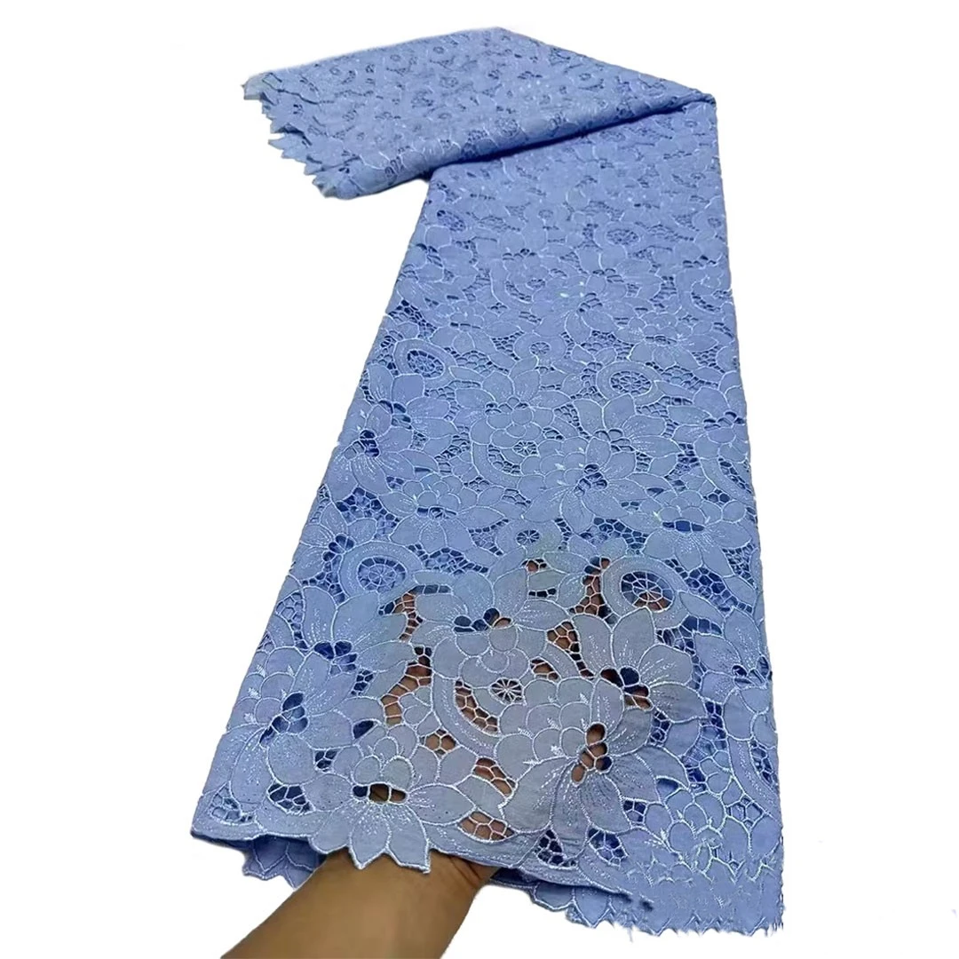 5 ياردة النيجيري جبر الحبل أقمشة الدانتيل 2025 جودة عالية الترتر الأفريقي شبكة الحليب الحرير نسيج دانتيل مطرز النساء الخياطة