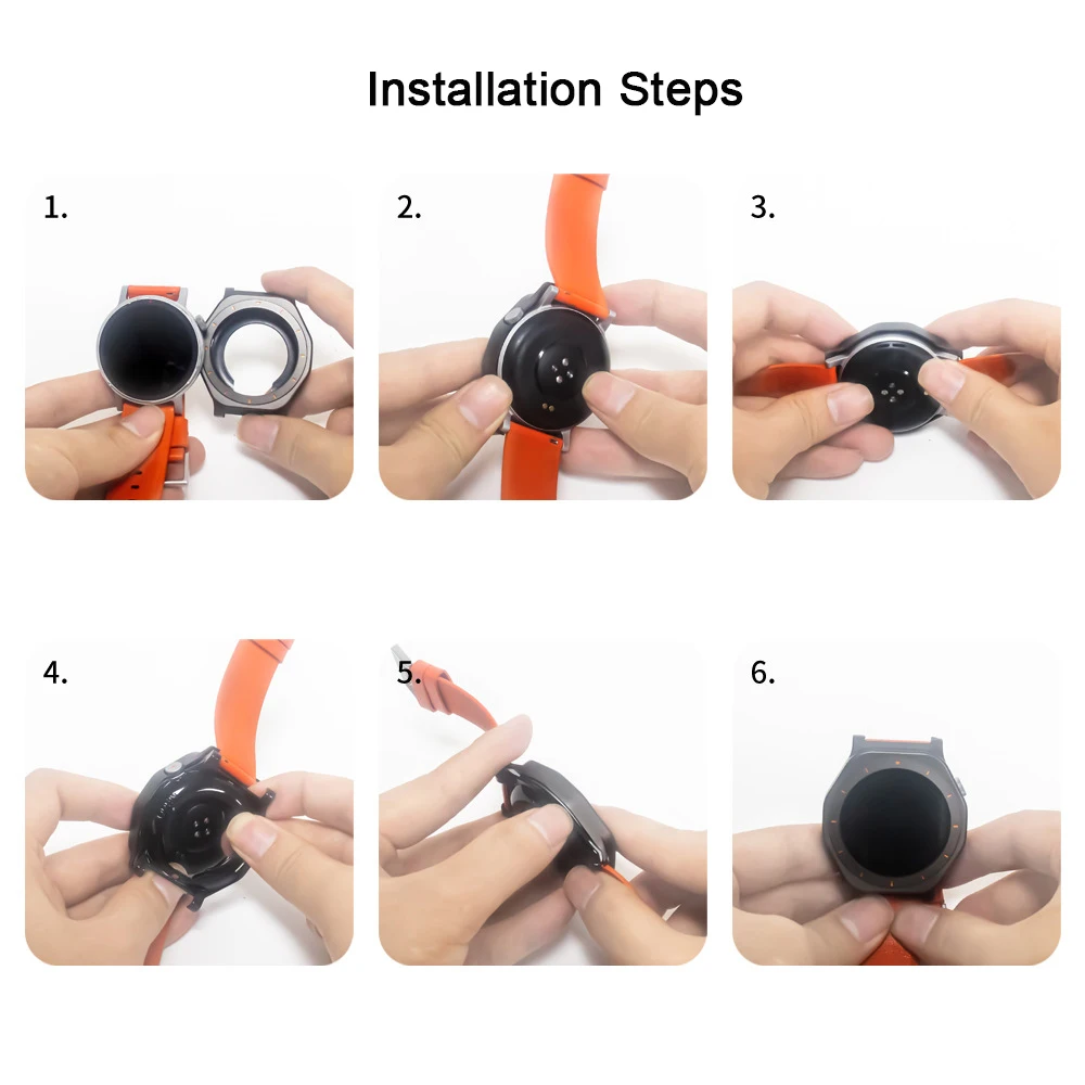 Compatible with CMF BY NOTHING Watch Pro 2 Smartwatch Metal Case, Shockproof Sleek Hard Case