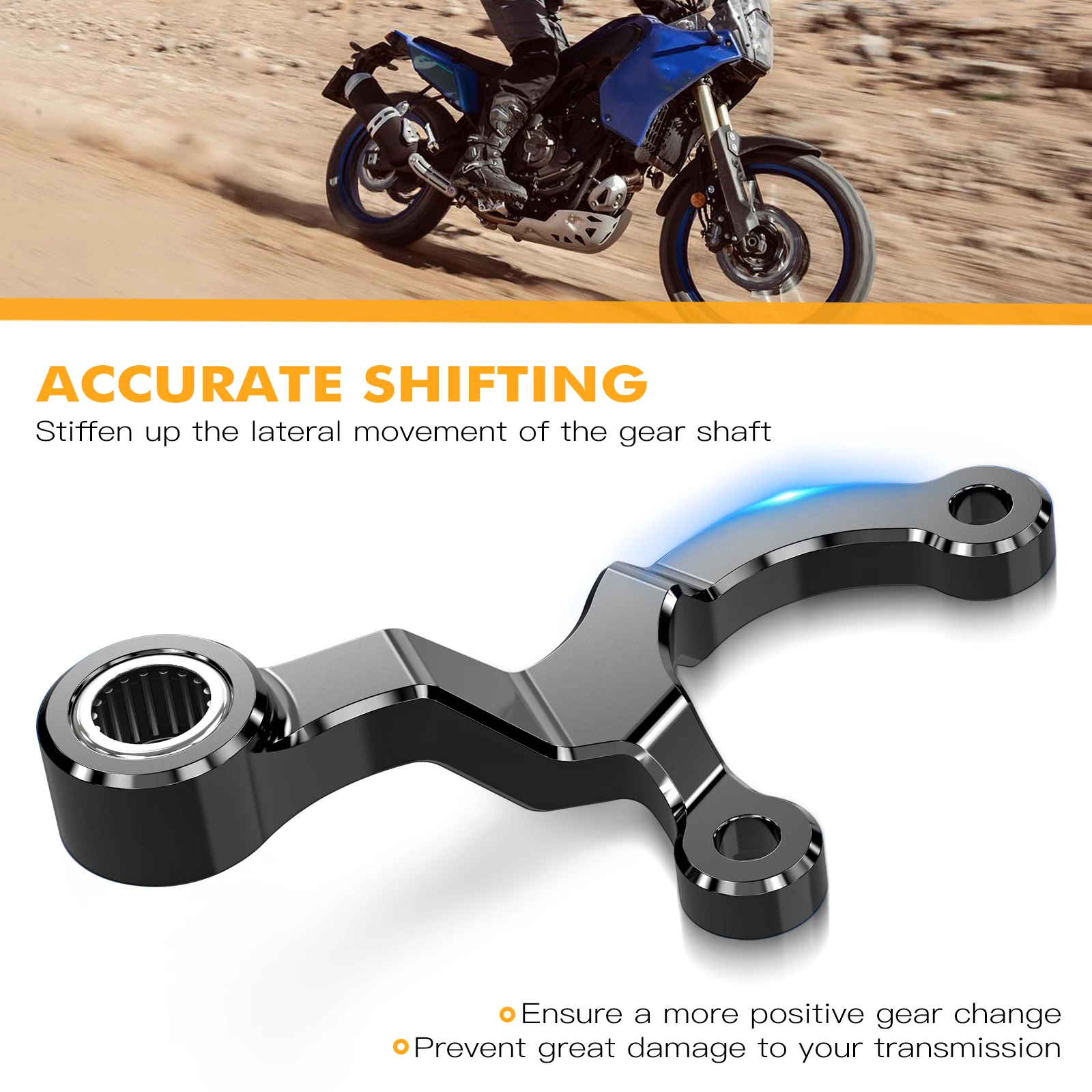 Schaltstabilisator Schalthebelunterstützung für Yamaha MT-07 MT07 XSR 700 2018–2023, Tracer 700 Tracer 7 2021–2023, Tenere 700 XTZ 700 – Detail 6