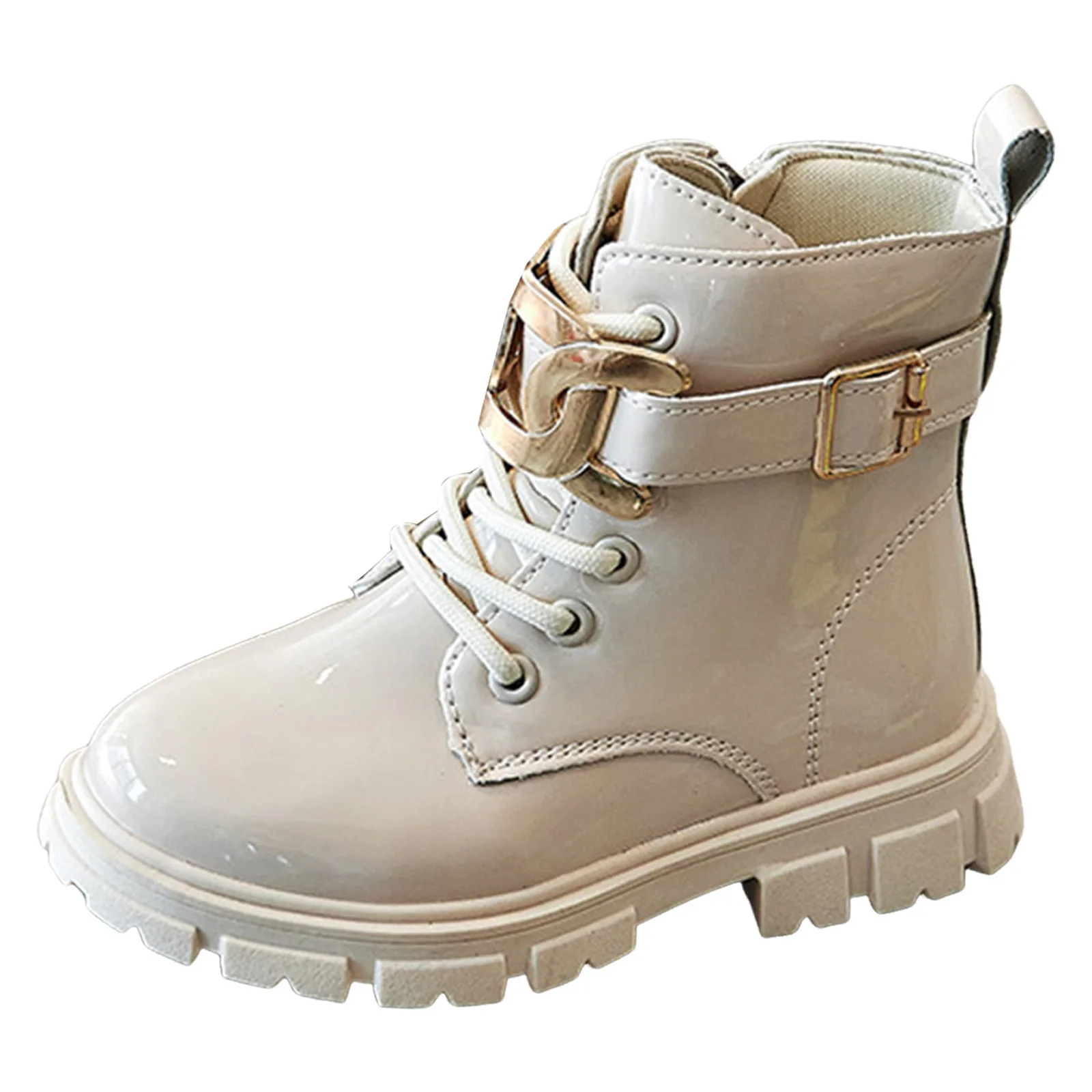 

Boots Toddler Girl Children's And Winter Short Boots With Side Zippers Girls' British Single Boots Boys' Cow Girl Boots Girls
