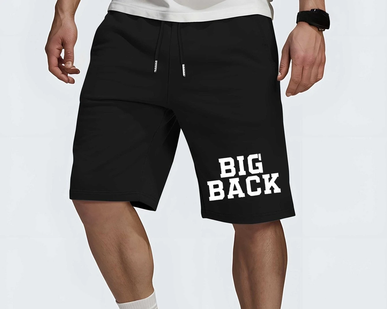 

Мужские шорты BIG BACK для лета, активного отдыха, рыбалки и баскетбола, удобные, мягкие, дышащие, свободного кроя